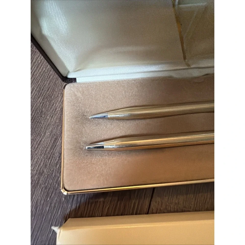 Cross 10 Karat Gold Filled Pen and Pencil Set 4501 450105/original paperwork